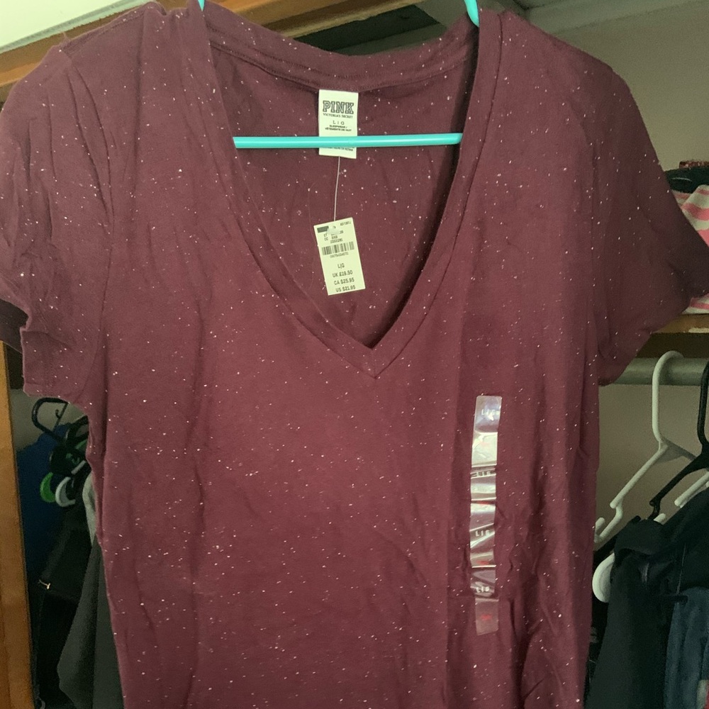 NWT PINK V-Neck !
